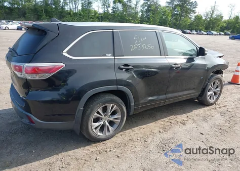 2015 Toyota Highlander Xle V6 from USA, damaged, VIN 5TDJKRFH3FS183061